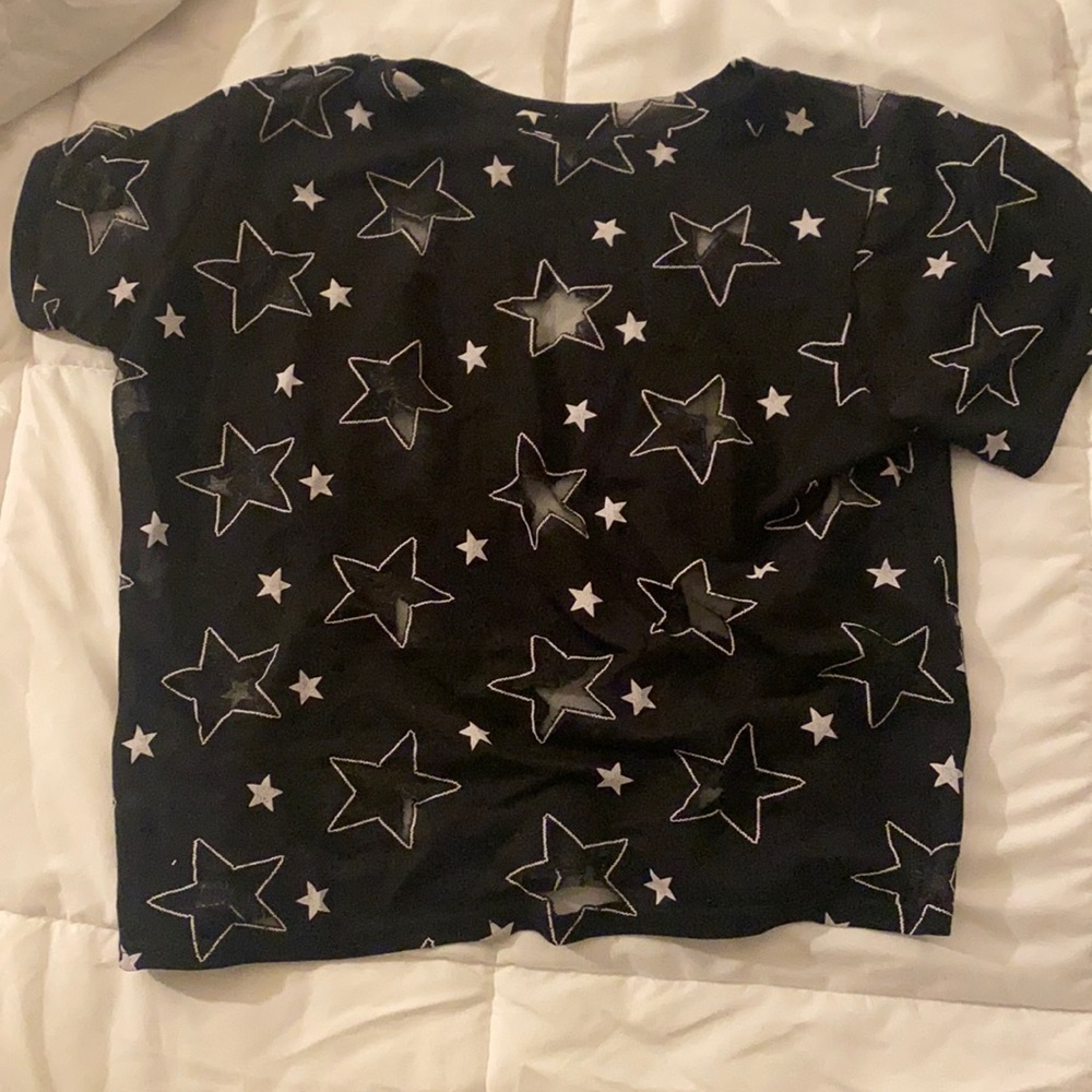 NWOT Mesh Star Shirt